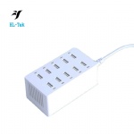 multi 10 port USB Charger Rapid Charging Station Desktop Travel Hub 5V10.2A desktop universal home charger